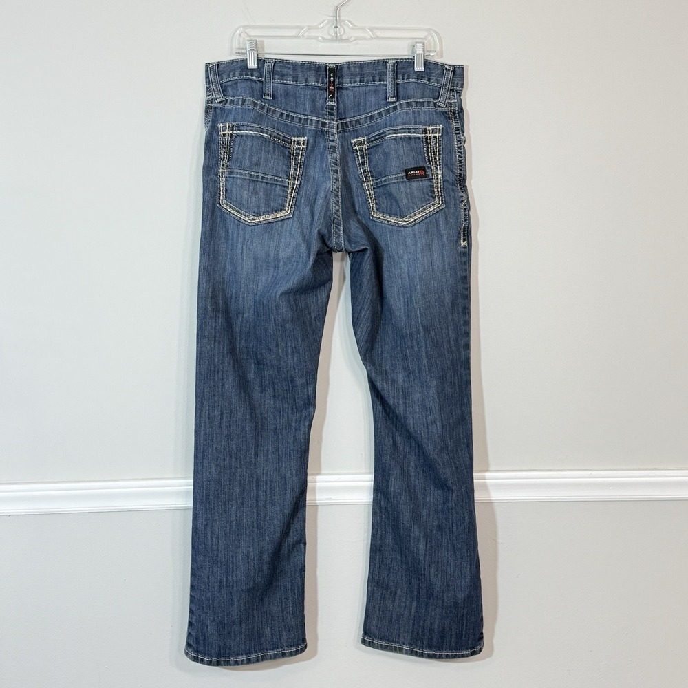 ARIAT M4 FR Flame Resistant Work Jeans Men's 34X31 Relaxed Boot CAT 2 Blue